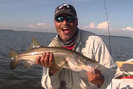 SNOOK ON POPPING CORK Joeyflatsfishing.com#
