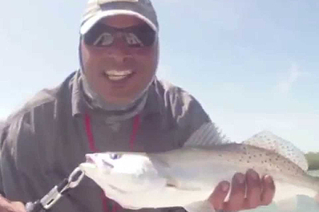 Spotted sea Trout  in upper Key Largo   JoeyFlatsFishing.com-2015